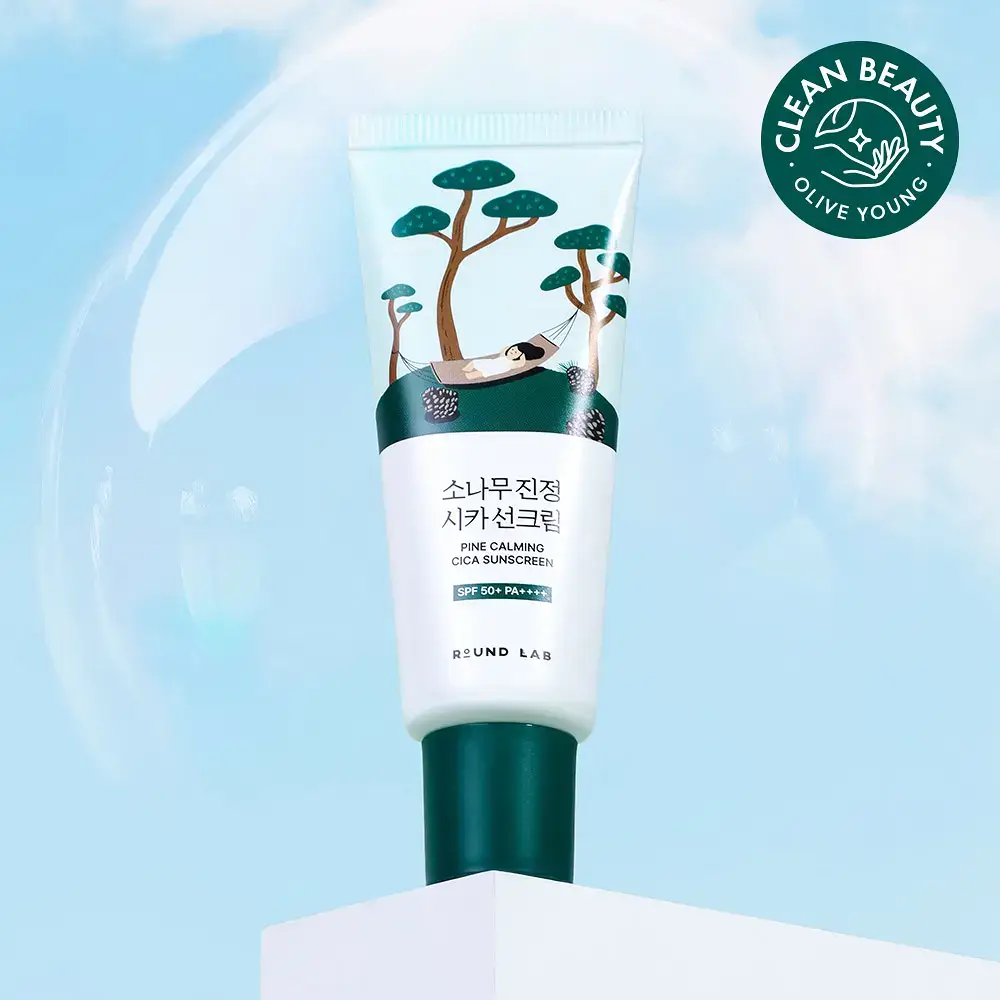 [NEW/한겹밀착] 라운드랩 소나무 진정 시카 선크림 40ml